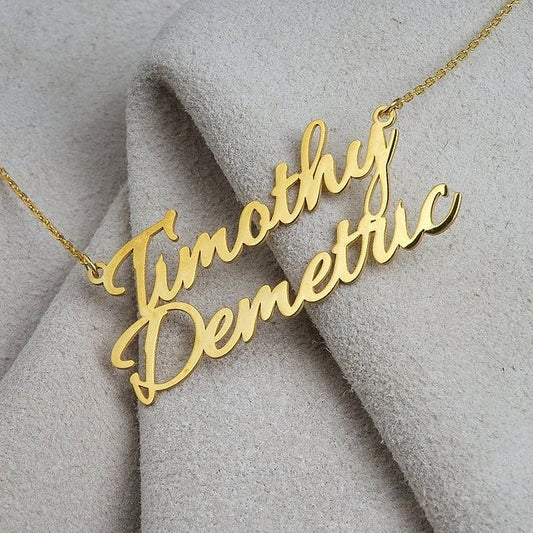 Double Name Pendant